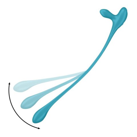 Elastyczny Multiwibrator Z Korkiem Analnym I Pierścieniem Fioletowy-Satisfyer