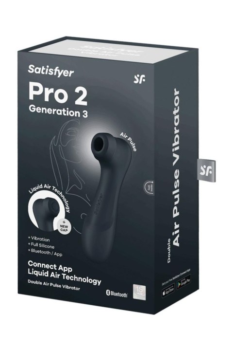 Stymulator-Pro 2 Generation 3 Connect App Black-Satisfyer