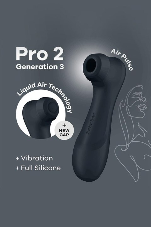 Stymulator-Pro 2 Generation 3 Connect App Black-Satisfyer