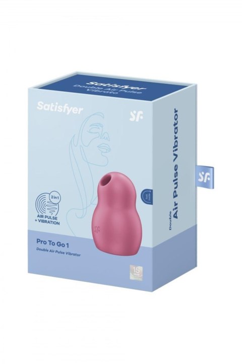 Stymulator łechtaczki-Pro To Go 1 red-Satisfyer