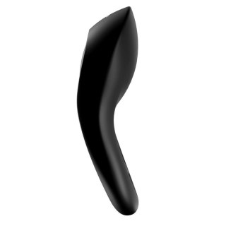 Pierścień erekcyjny wibrujący czarny Legendary Duo Satisfyer