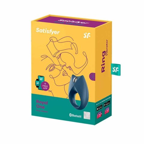 Pierścień Erekcyjny-Royal One Ring With App-Satisfyer