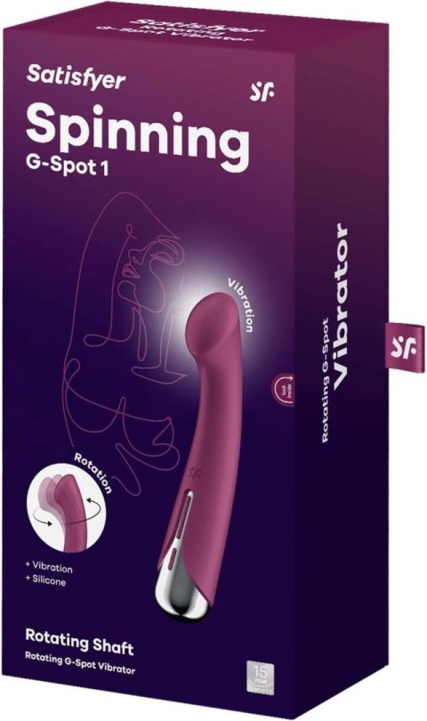 Wibrator Do Punktu G Z Funkcją Rotacji Czerwony - Satisfyer