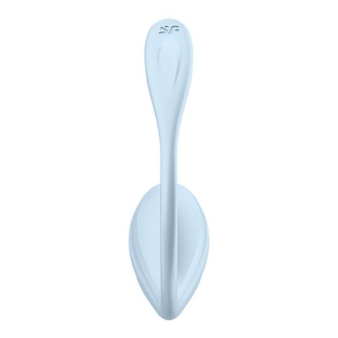 Jajeczko wibrujące błękitne sterowane aplikacją Smooth Petal Satisfyer