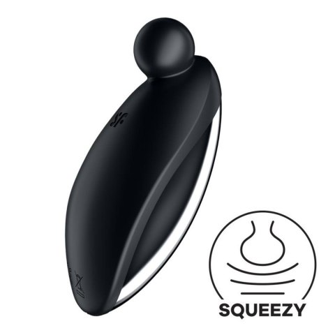Stymulator łechtaczki wibrujący czarny Spot On 2 Satisfyer