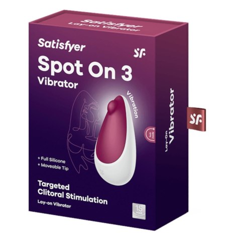 Stymulator łechtaczki-Spot On 3 berry-Satisfyer