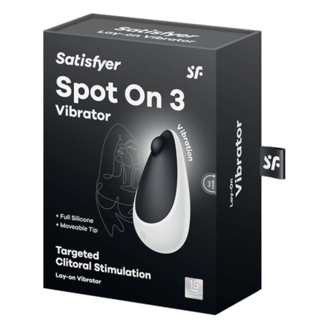 Stymulator łechtaczki-Spot On 3 black-Satisfyer