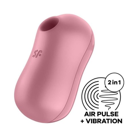 Stymulator łechtaczki wibrujący z Falą Powietrzną różowy Cotton Candy Satisfyer