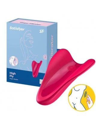 Stymulator do ciała różowy High Fly Finger Vibrator Satisfyer