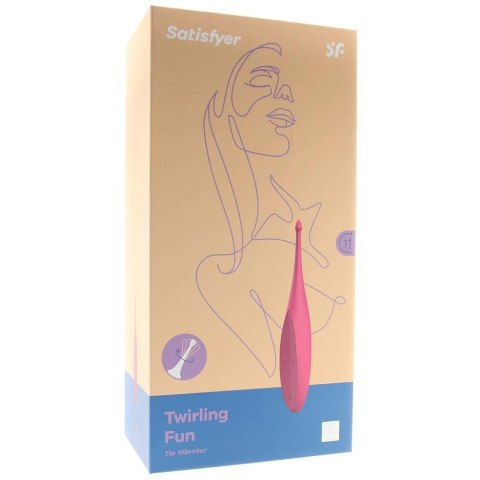 Stymulator punktowy różowy Twirling Fun Trip Vibrator Satisfyer