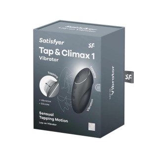 Stymulator Łechtaczki z Funkcją Stukania Tap & Climax 1 Szary - Satisfyer