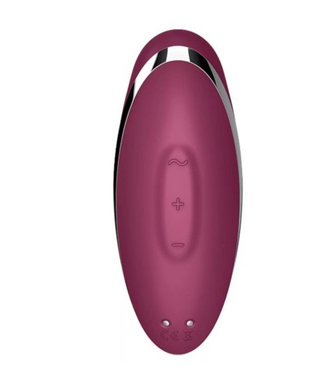 Stymulator łechtaczki-Tap & Climax 2 red-Satisfyer
