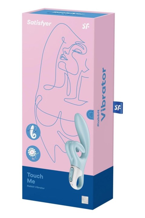 Wibrator Króliczek Niebieski -Touch me blue-Satisfyer