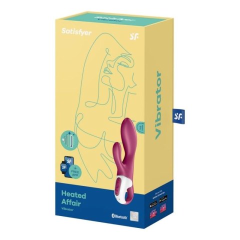 Wibrator Króliczek-Heated Affair Connect App-Satisfyer