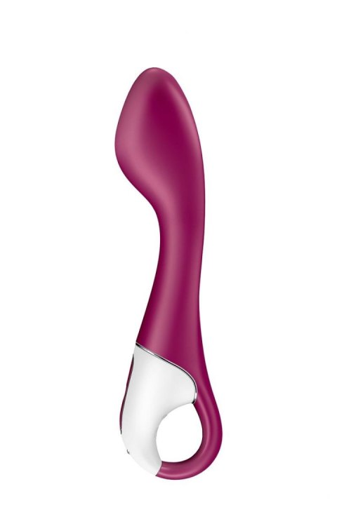 Wibrator Podgrzewany Do Punktu G wiśnia G-Hot Spot Connect App Satisfyer