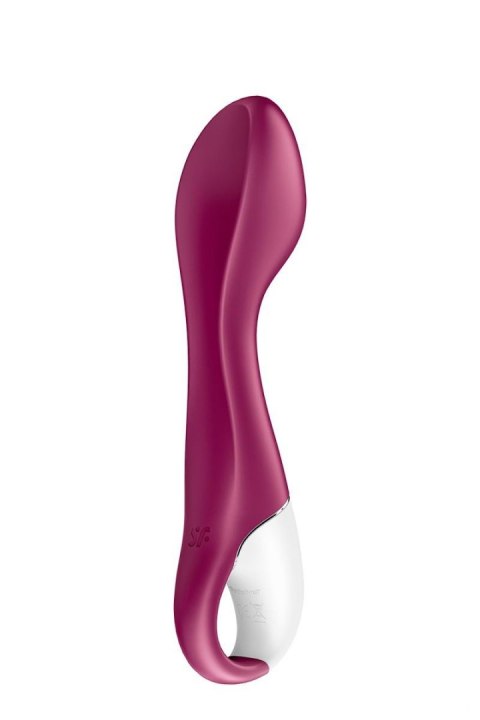 Wibrator Podgrzewany Do Punktu G wiśnia G-Hot Spot Connect App Satisfyer