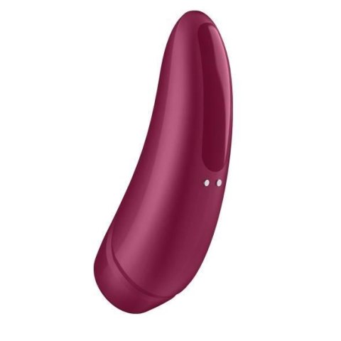 Wibrator - Curvy 1+ Air Pulse Stimulator + Vibration Rose Red-Satisfyer