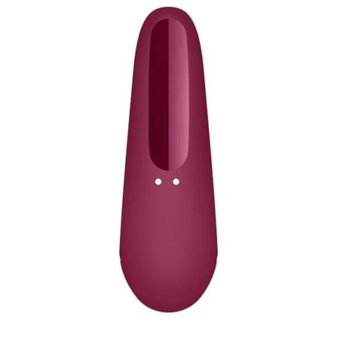 Wibrator - Curvy 1+ Air Pulse Stimulator + Vibration Rose Red-Satisfyer
