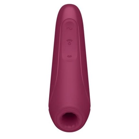 Wibrator - Curvy 1+ Air Pulse Stimulator + Vibration Rose Red-Satisfyer