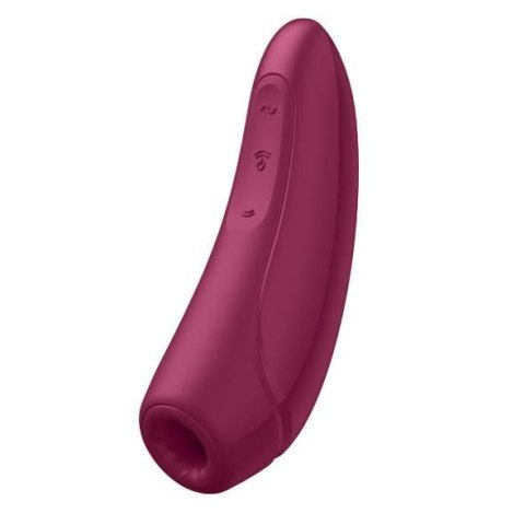 Wibrator - Curvy 1+ Air Pulse Stimulator + Vibration Rose Red-Satisfyer