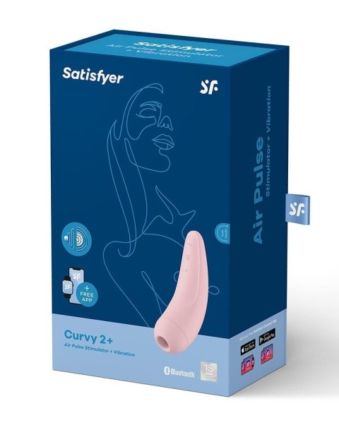 Wibrator - Curvy 2+ Air Pulse Stimulator + Vibration-Satisfyer