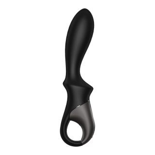 Wibrator podgrzewany czarny na aplikację Heat Climax Connect App Satisfyer