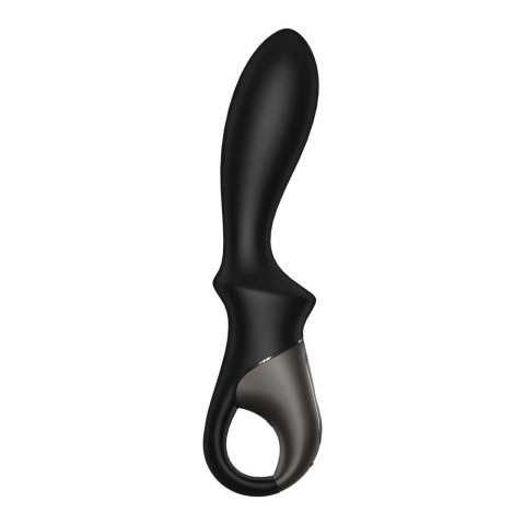 Wibrator podgrzewany czarny na aplikację Heat Climax Connect App Satisfyer