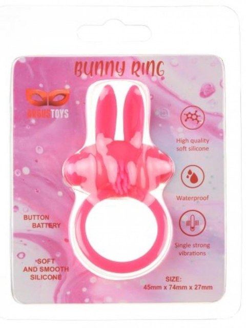Pierścień Erekcyjny Typu Króliczek, Różowy-Bunny ring pink