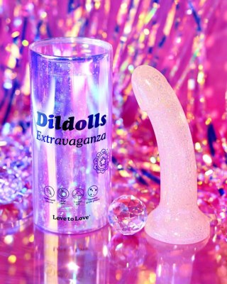 Dildo brokatowe 17.6cm edycja limitowana DILDOLLS EXTRAVAGANZA DORCELL
