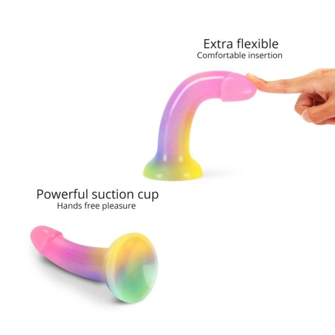 Dildo wielokolorowe 17.6cm DILDOLLS STARGAZER DORCELL
