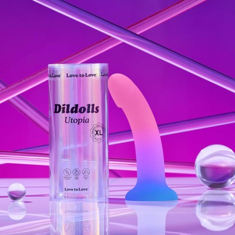 Dildo wielokolorowe 21cm XL DILDOLLS UTOPIA DORCELL