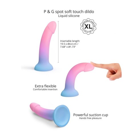 Dildo wielokolorowe 21cm XL DILDOLLS UTOPIA DORCELL
