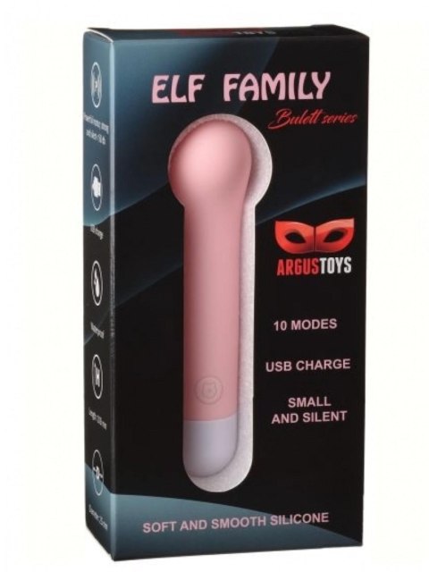 Wibrator Stymulator Łechtaczki Mini Silikonowy Akumulatorowy, Elf family 2
