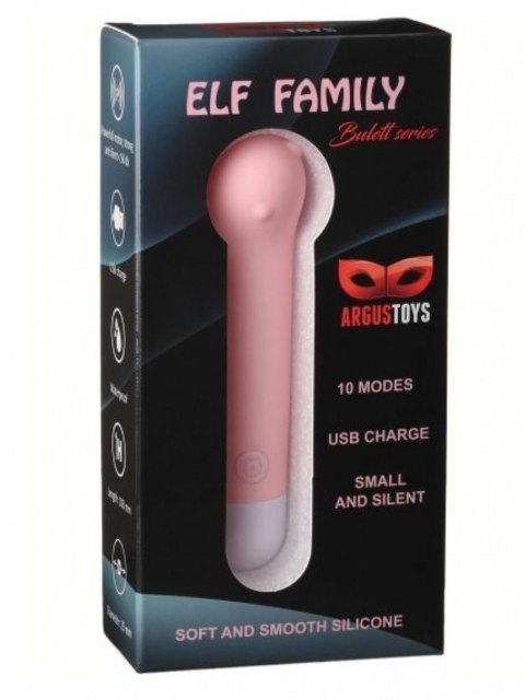 Wibrator Stymulator Łechtaczki Mini Silikonowy Akumulatorowy, Elf family 3