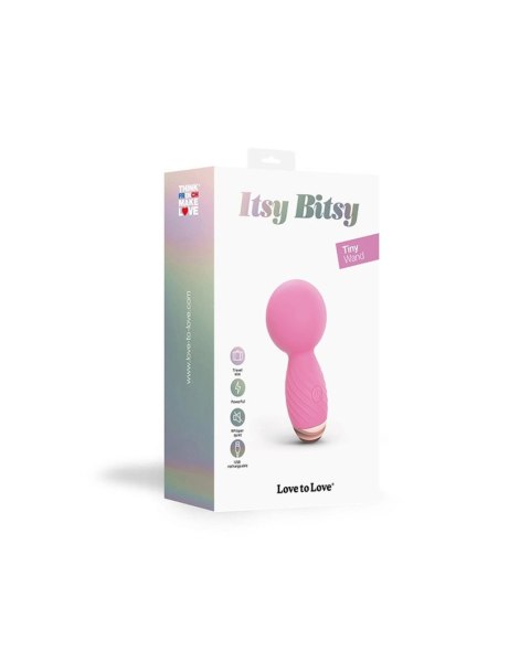 Wibrator Silikonowy Masażer Różowy Pink Passion – Itsy Bitsy