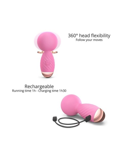 Wibrator Silikonowy Masażer Różowy Pink Passion – Itsy Bitsy
