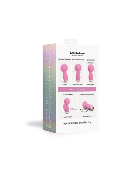 Wibrator Silikonowy Masażer Różowy Pink Passion – Itsy Bitsy