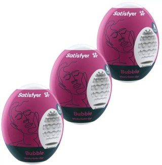 Masturbator-Eggs (set of 3 Bubble)-Satisfyer