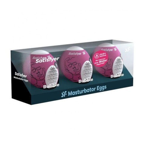Masturbator-Eggs (set of 3 Bubble)-Satisfyer