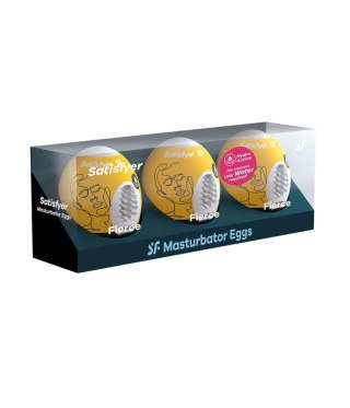 Masturbatory jednorazowe żółte 3szt. Fierce Satisfyer
