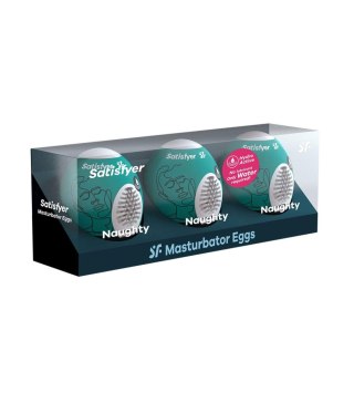 Masturbatory jednorazowe szmaragdowe 3szt. Naughty Satisfyer
