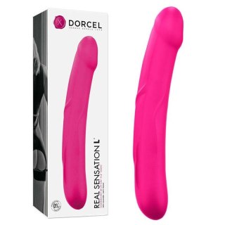 Dildo silikonowe różowe 29cm REAL SENSATION L MAGENTA DORCELL