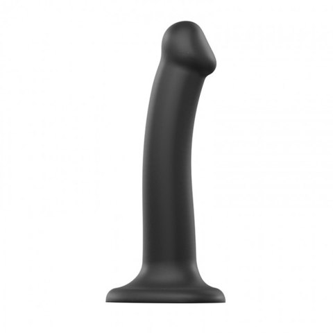 Dildo silikonowe z przyssawką serce czarne Dorcell