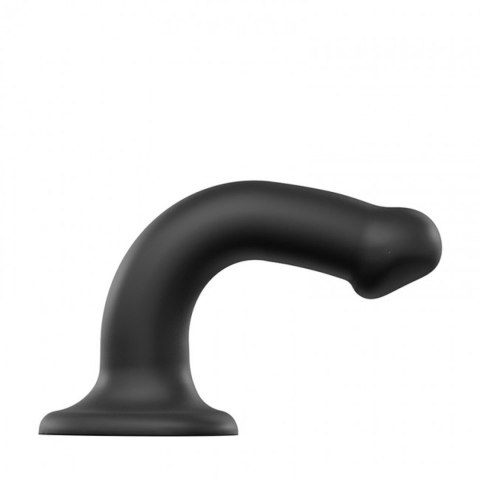 Dildo silikonowe z przyssawką serce czarne Dorcell