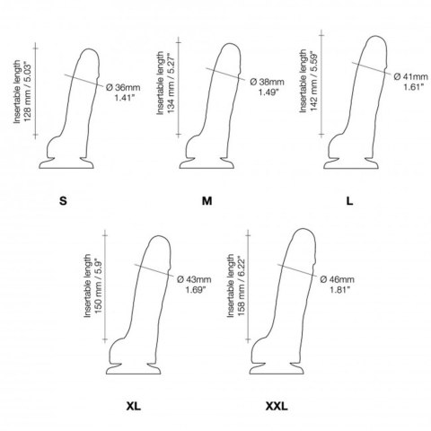 Dildo cyberskóra z przyssawką cieliste 18cm vanilla m SLIDING SKIN DORCELL