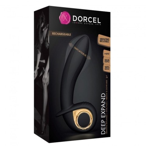 Wibrator Rozszerzalny Nadmuchiwany Premium Czarno-Złoty – Marc Dorcel Deep Expand