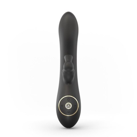 Wibrator Króliczek Z Funkcją Ssania Łechtaczki Silikonowy USB Czarny - Marc Dorcel Divine Rabbit