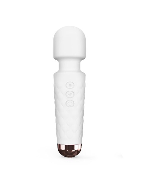 Masażer Mini Wanderful 20 Trybów 8 Poziomów USB Ładowany Biały - Dorcel