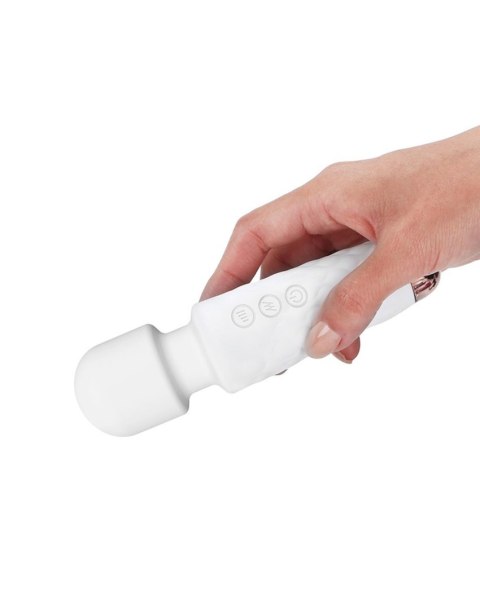 Masażer Mini Wanderful 20 Trybów 8 Poziomów USB Ładowany Biały - Dorcel