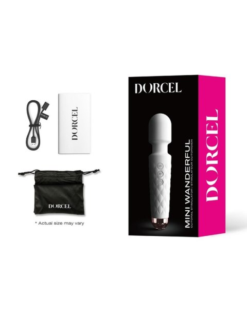 Masażer Mini Wanderful 20 Trybów 8 Poziomów USB Ładowany Biały - Dorcel